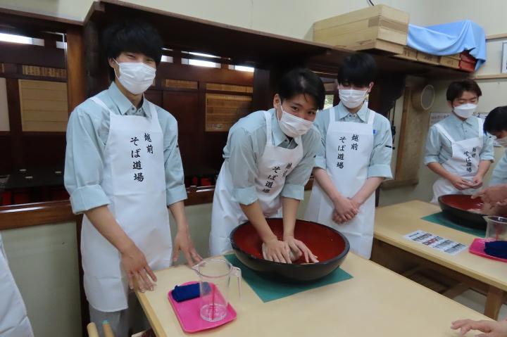 蕎麦打ち体験